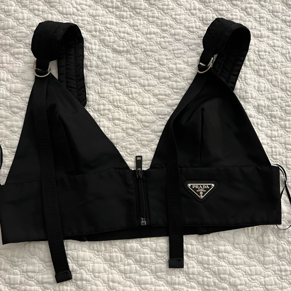 SOLD Prada Renylon crop top